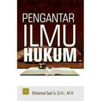 Image of Pengantar Ilmu Hukum